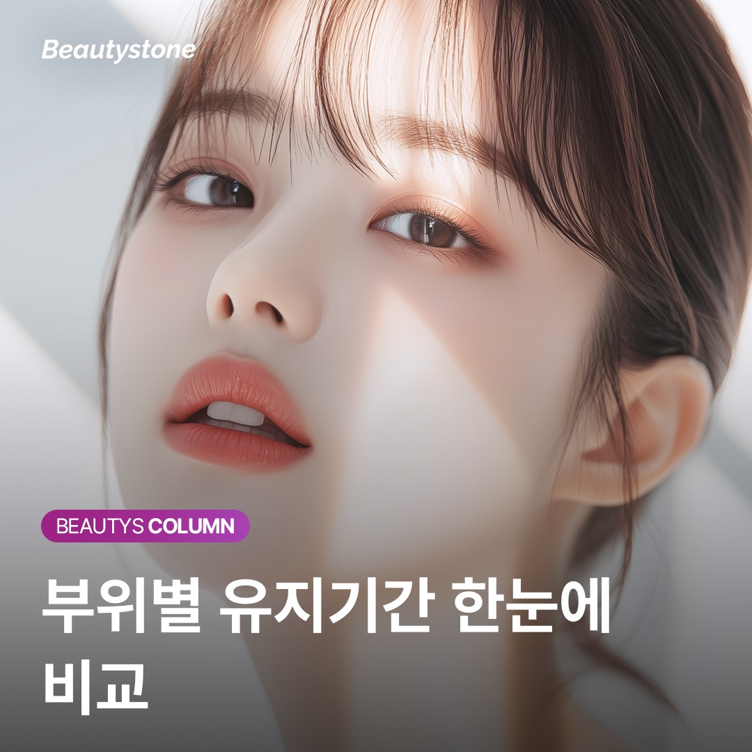 쥬비덤 정품 정량 필러 시술 볼륨감 비교