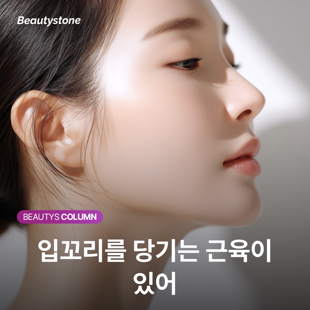 입꼬리를 당기는 근육이 있어