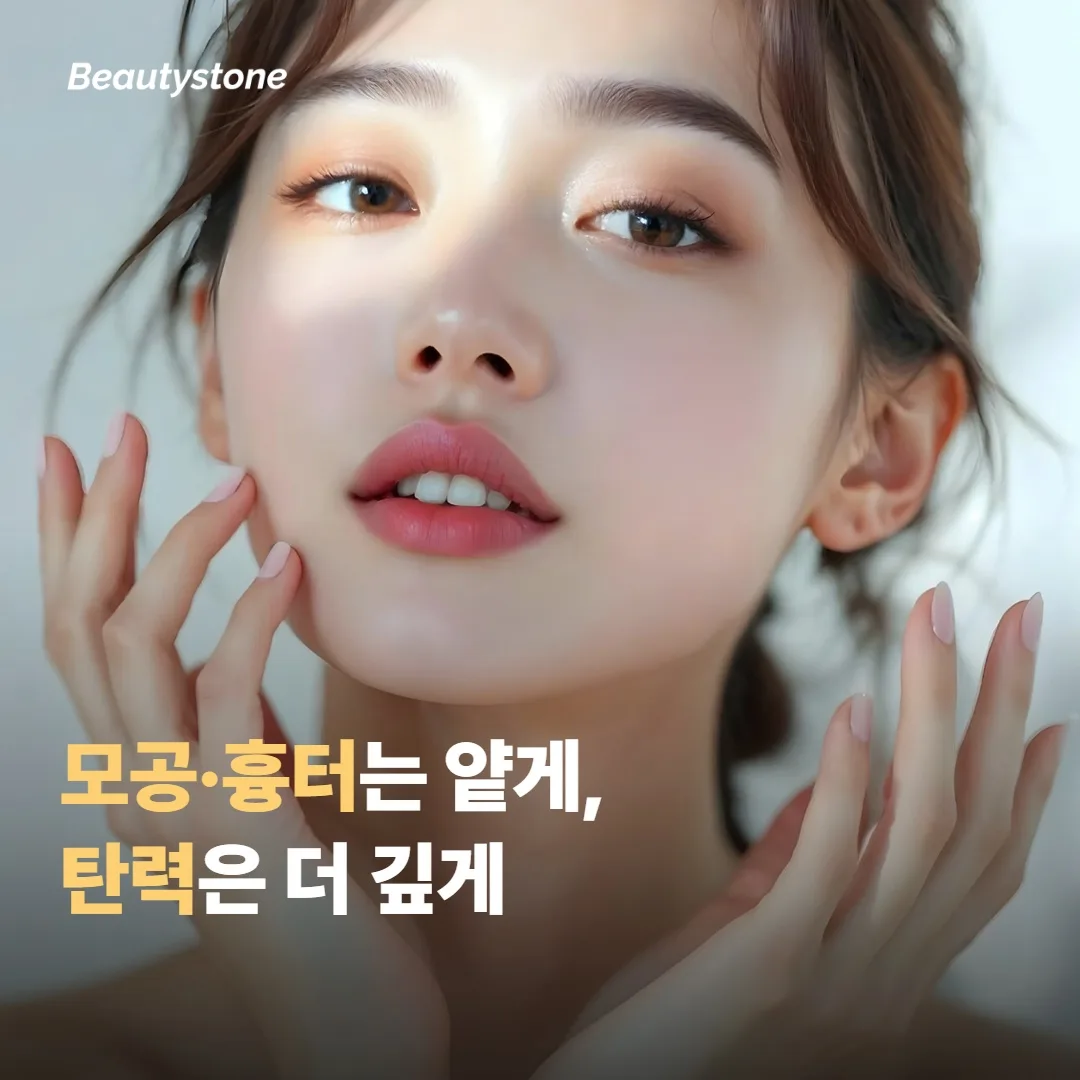 진피 어느 층에 열이 닿는지 보면 이해가 쉬워요