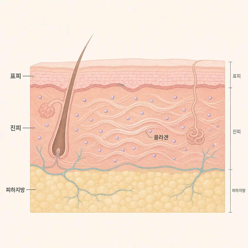 How a collagen booster stimulates collagen production in the dermis