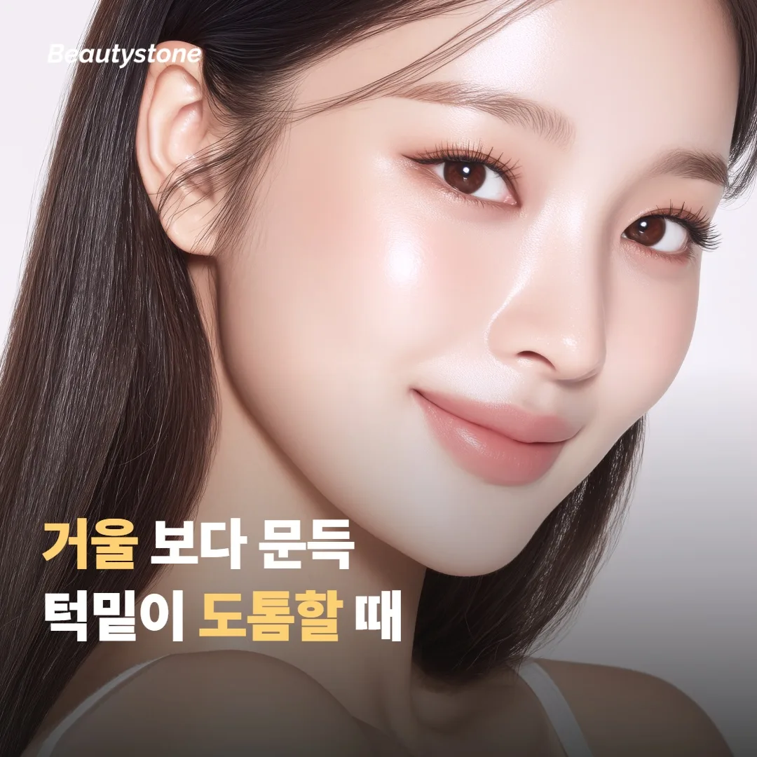턱이 커 보이는 신호는 한 가지가 아니에요