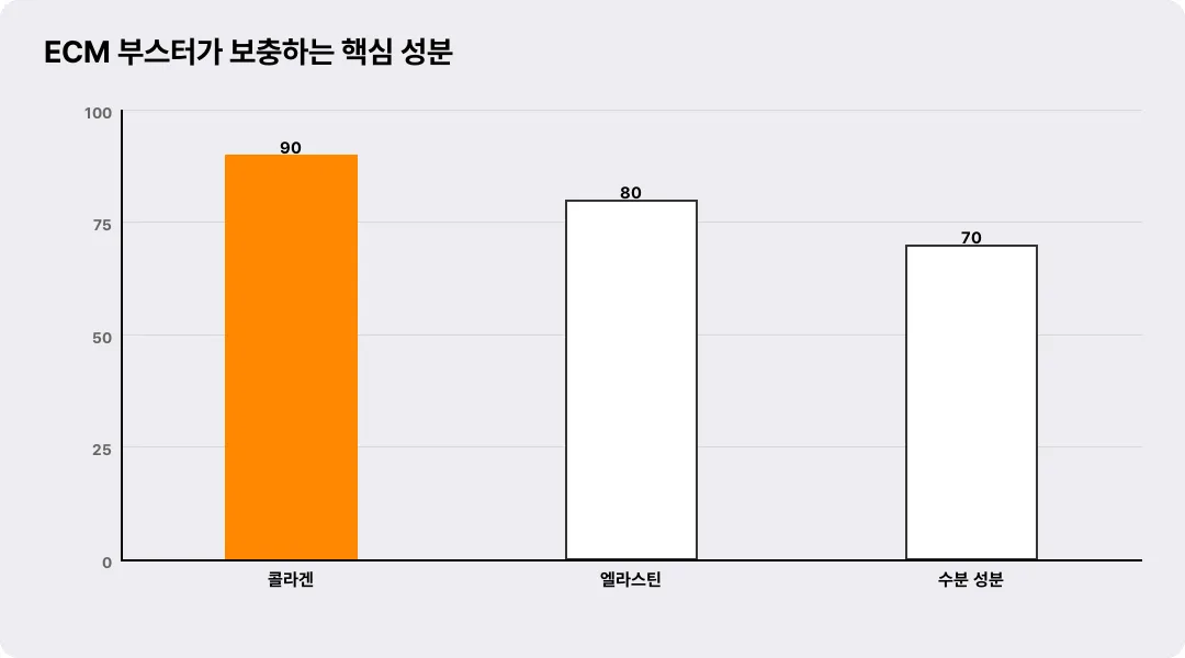 ECM 부스터가 보충하는 핵심 성분
