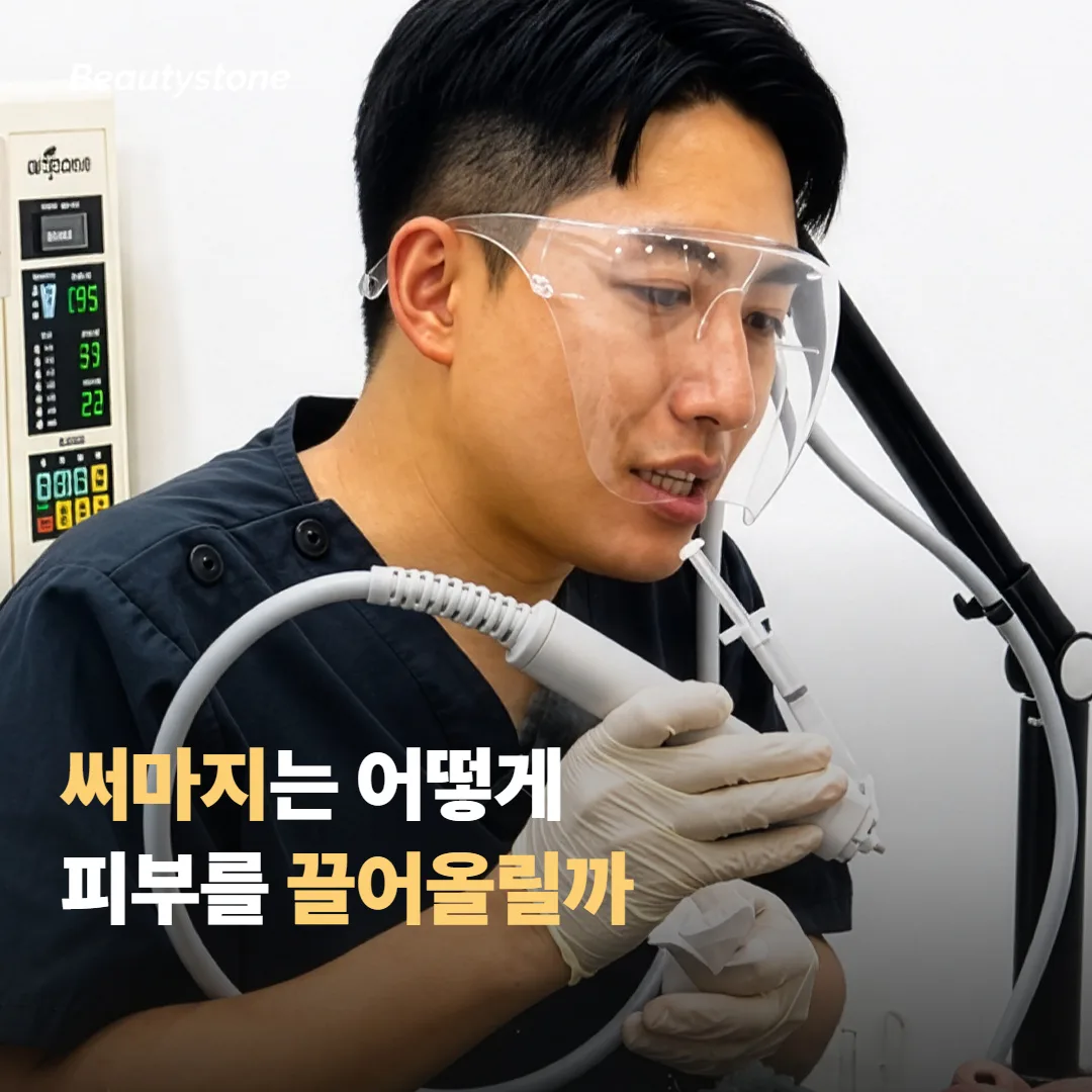 써마지는 어떻게 피부를 끌어올릴까요?