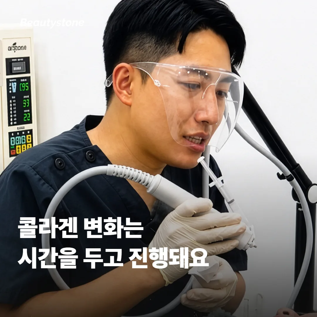 피부 속에서 변화는 얼마의 시간을 두고 진행될까요