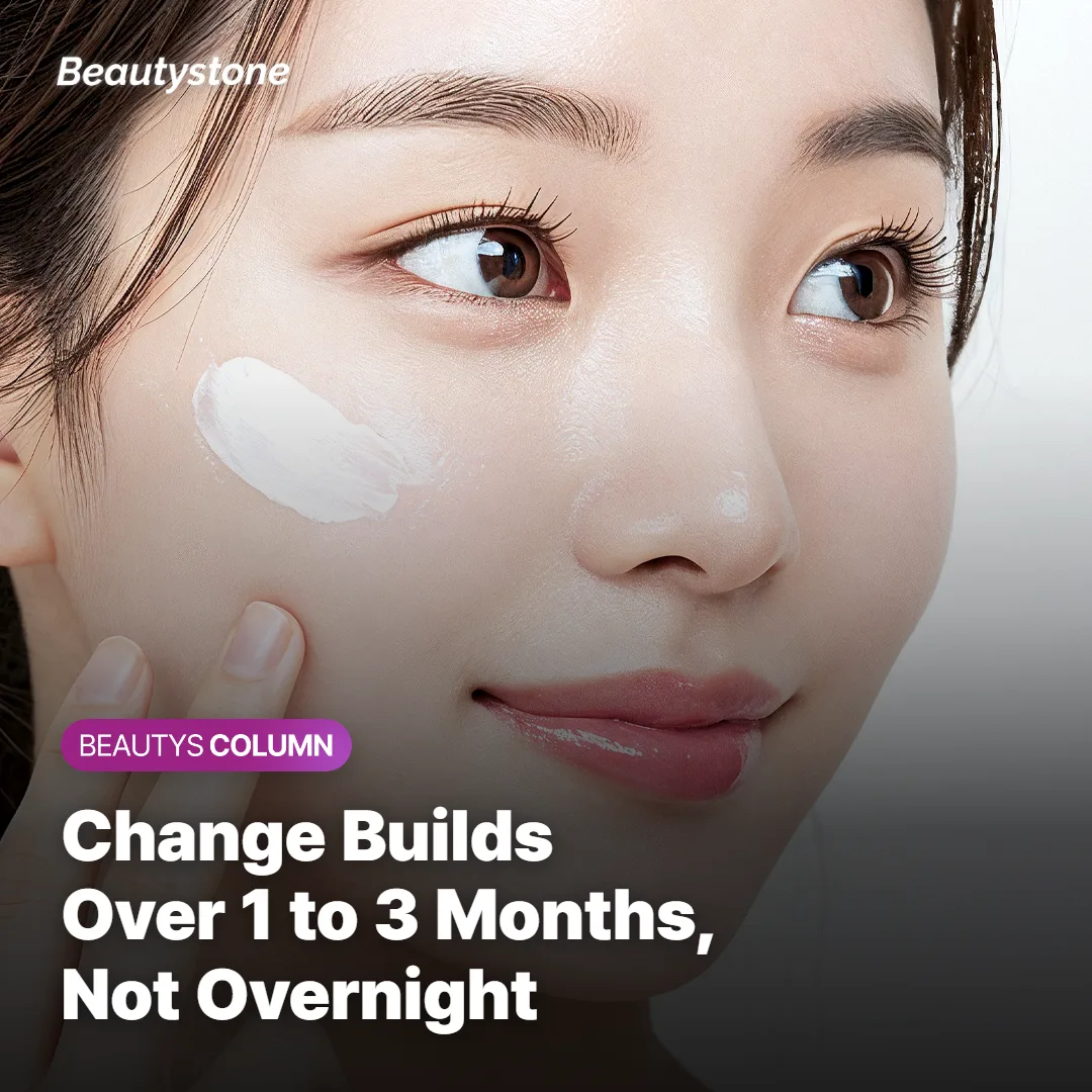 Timeline graphic showing collagen rebuilding in neck skin over the months after RF treatment