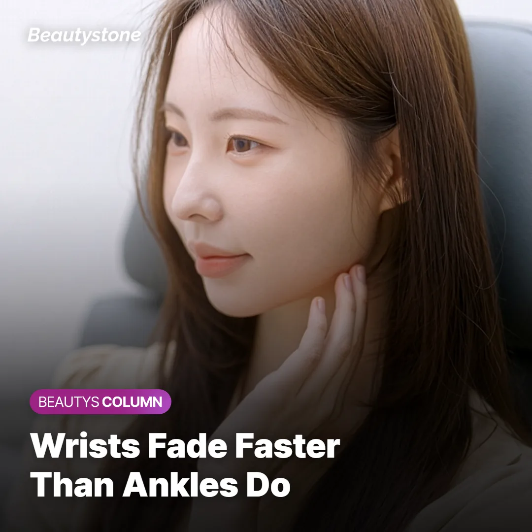 Illustration comparing how tattoo removal fades faster on wrists than on ankles