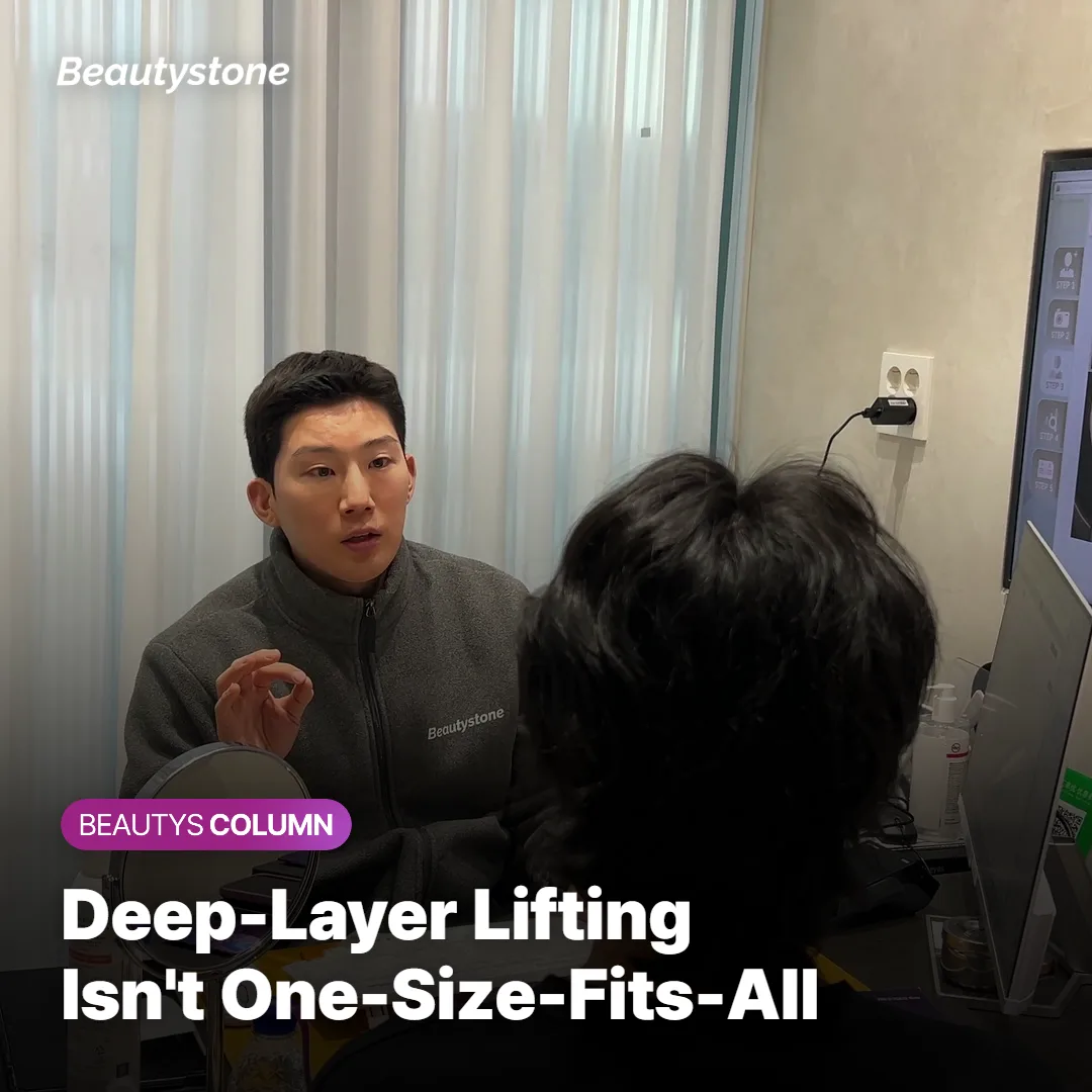 Diagram showing how deep-layer lifting can hollow a face with low subcutaneous fat