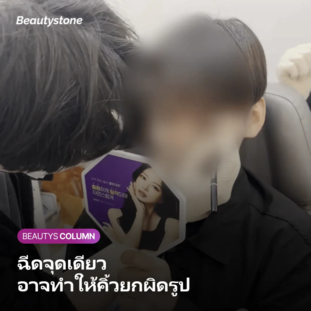 ภาพแสดงกล้ามเนื้อหน้าผากและหว่างคิ้วที่ทำงานเชื่อมโยงกัน