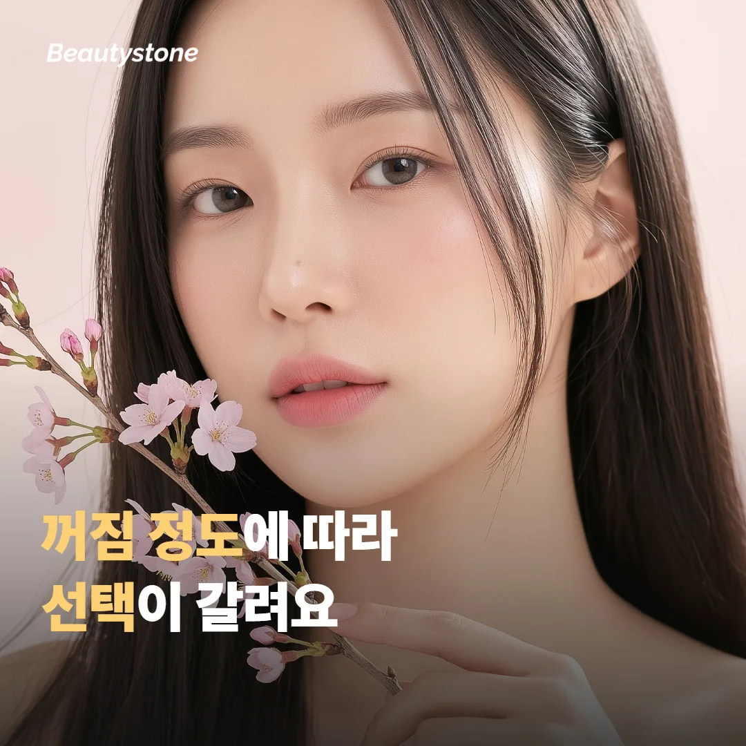 꺼짐 정도·피부 상태에 따라 갈리는 선택
