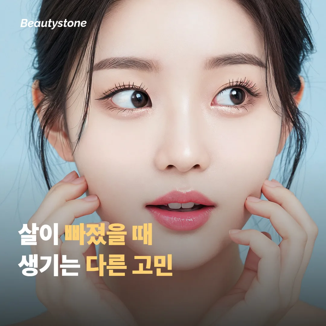 체중이 빠졌을 때 생기는 다른 고민