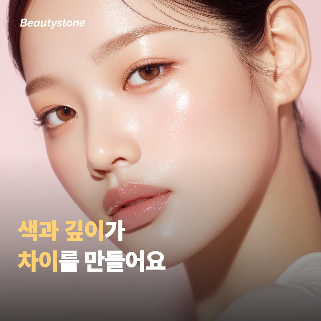 잉크 색과 깊이가 만드는 차이