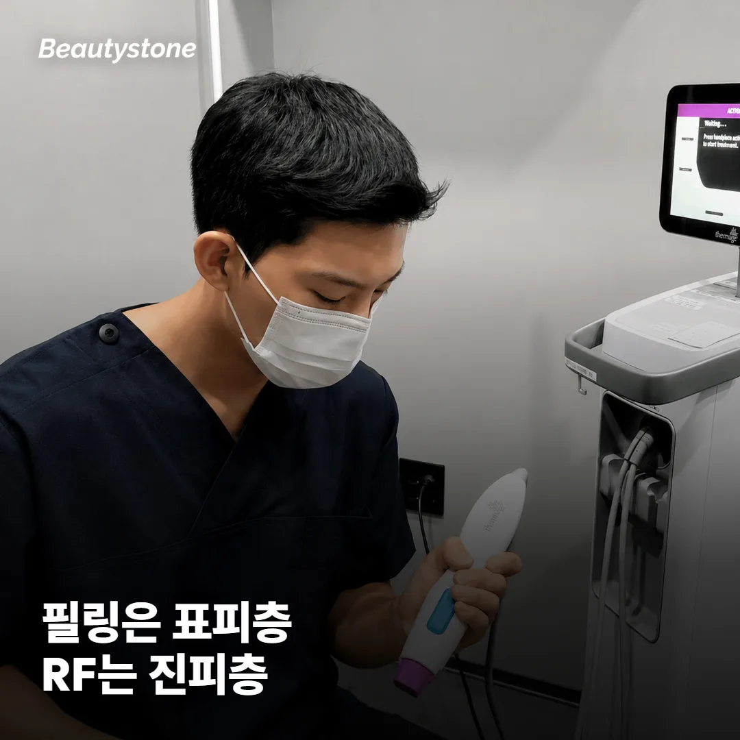 시크릿RF와 필링, 뭐가 어떻게 다른 시술이에요?