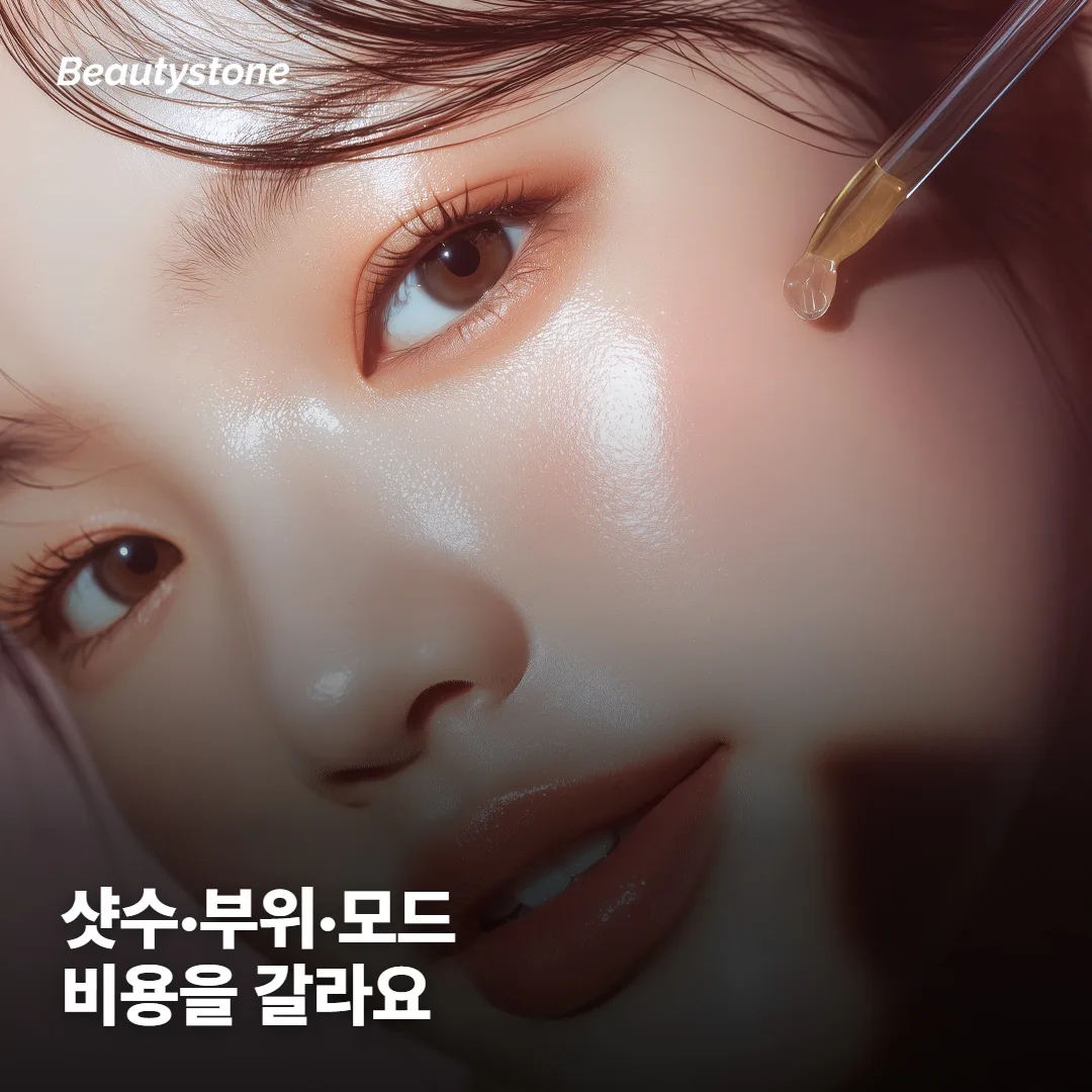 샷수·부위·모드가 비용을 가르는 방식