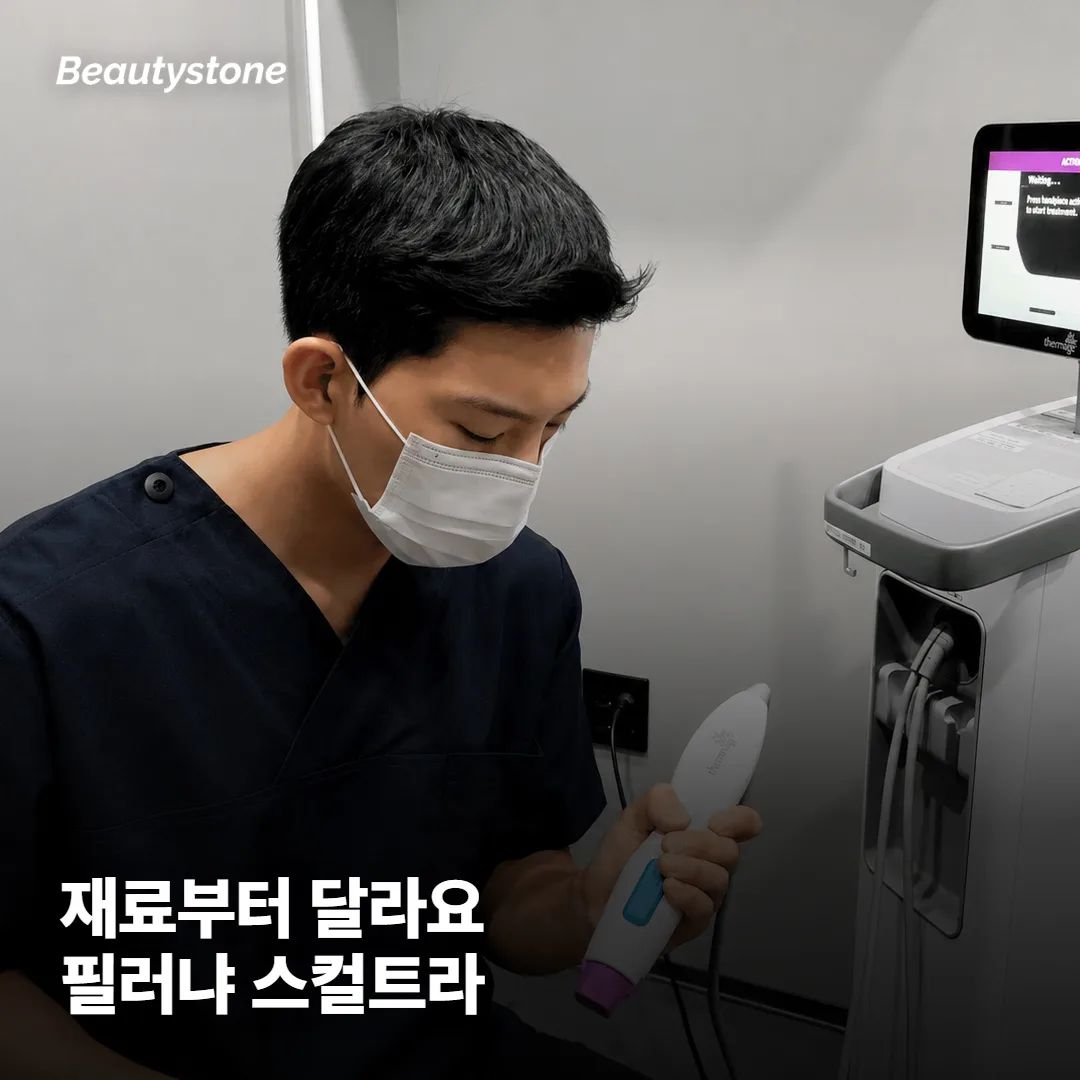 기준 하나 — 히알루론산 필러냐, 스컬트라냐