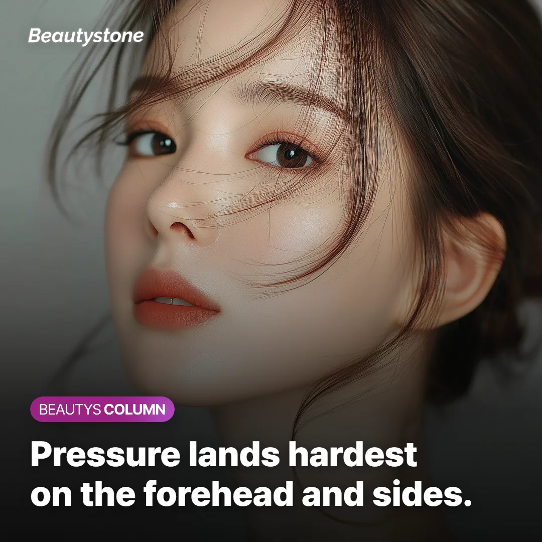 Why the Forehead and the Sides Take the Most Pressure