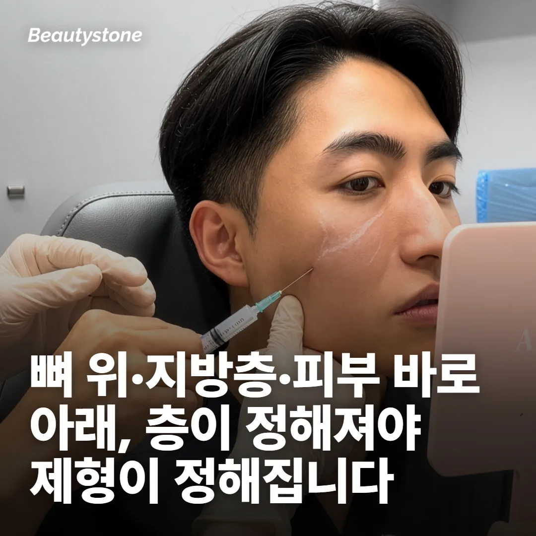 부위보다 먼저 정해지는 것은 주입 깊이입니다