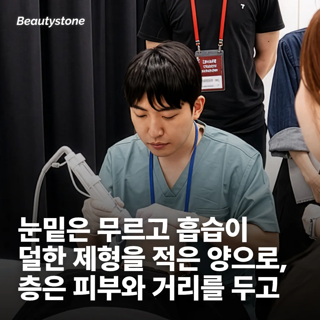눈밑에서 제형 선택이 가장 좁아지는 이유
