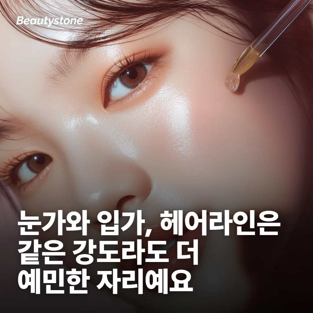같은 시술도 부위에 따라 아픔이 갈려요