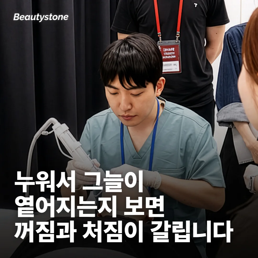 필러가 답인지 아닌지는 꺼짐인지 처짐인지로 갈립니다
