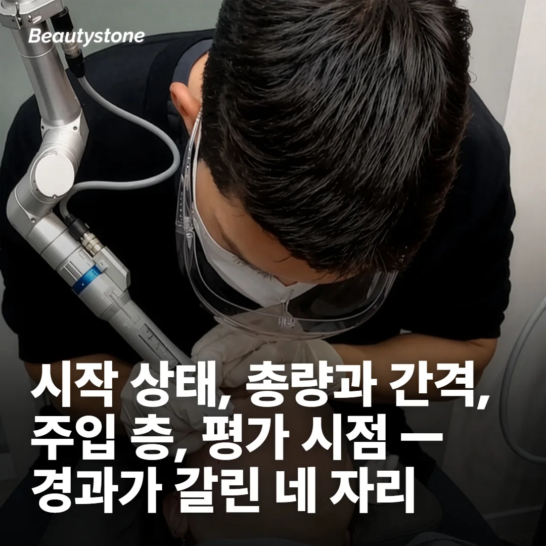 경과를 가른 변수는 네 군데에 있어요