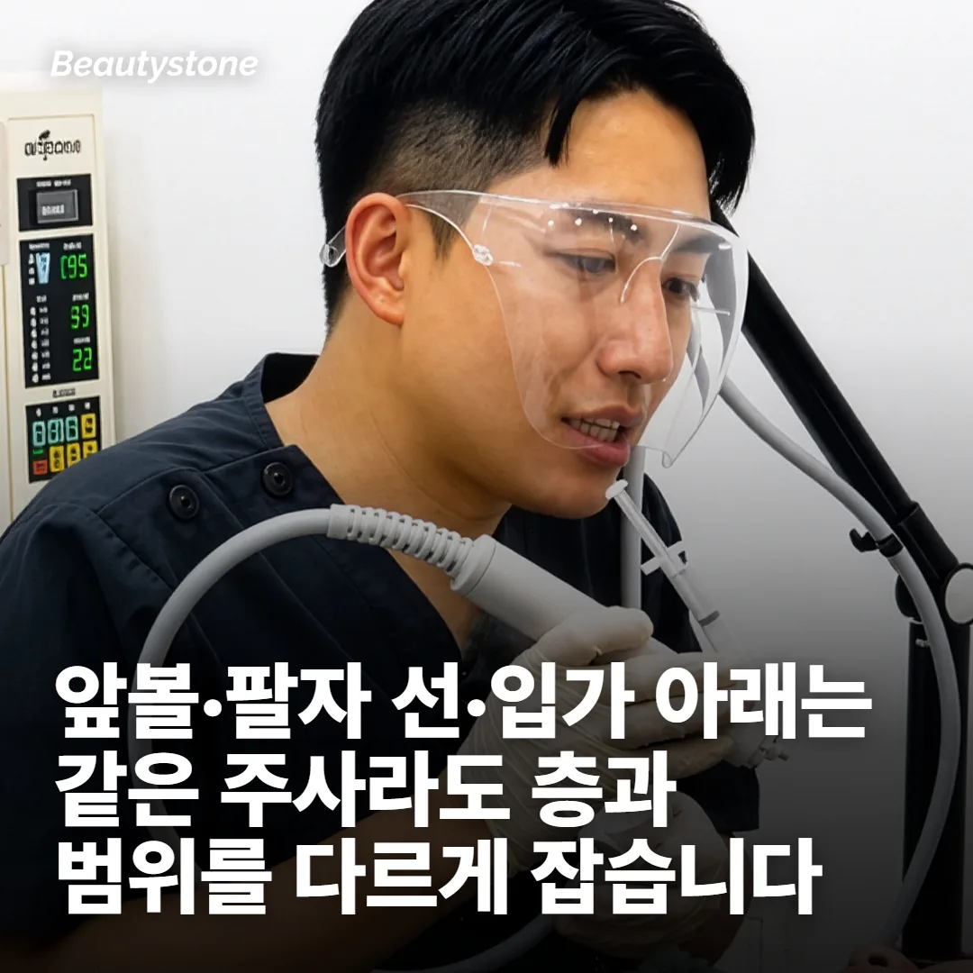 같은 제품인데 부위마다 다르게 잡는 이유