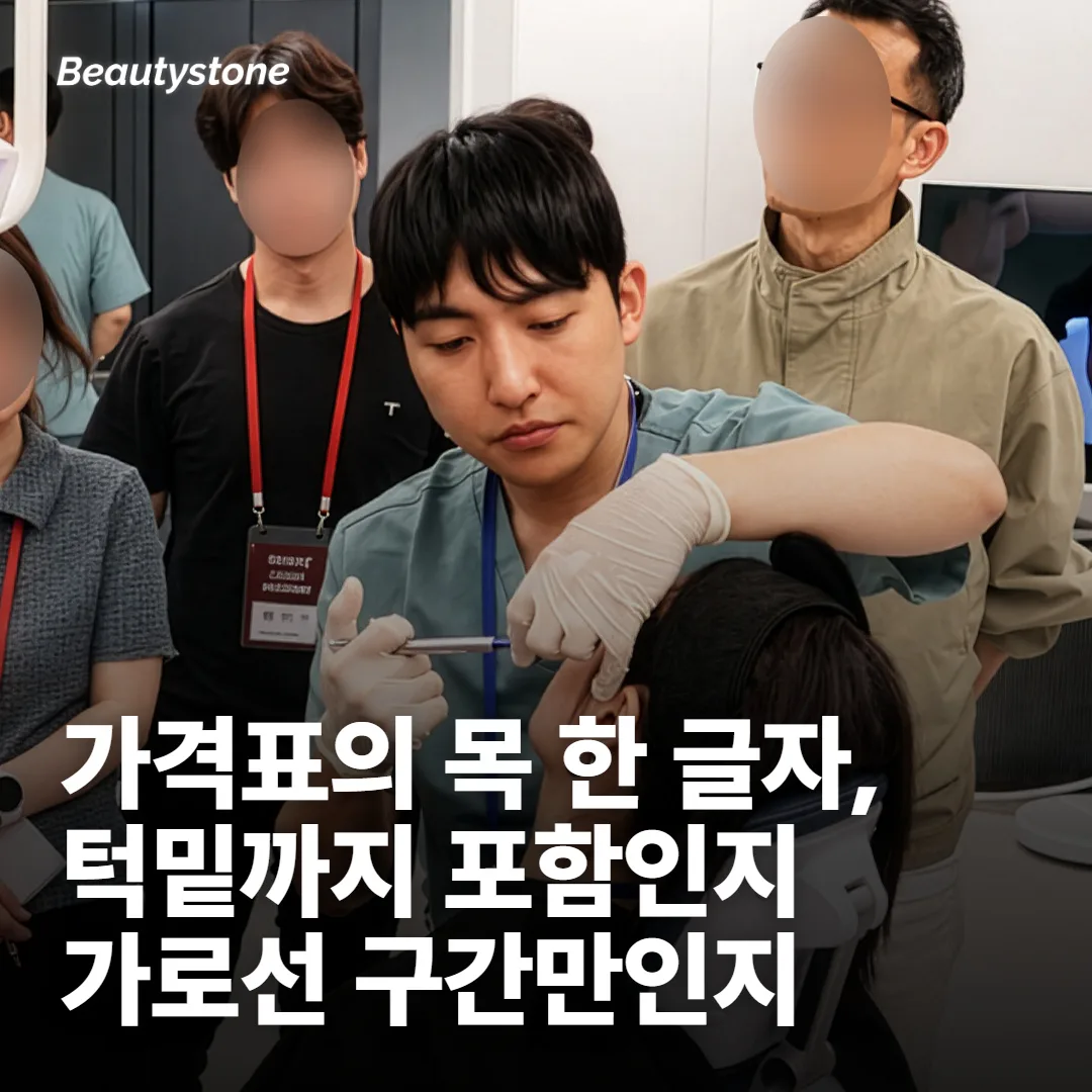목이라고 적힌 범위가 어디까지인지 확인합니다