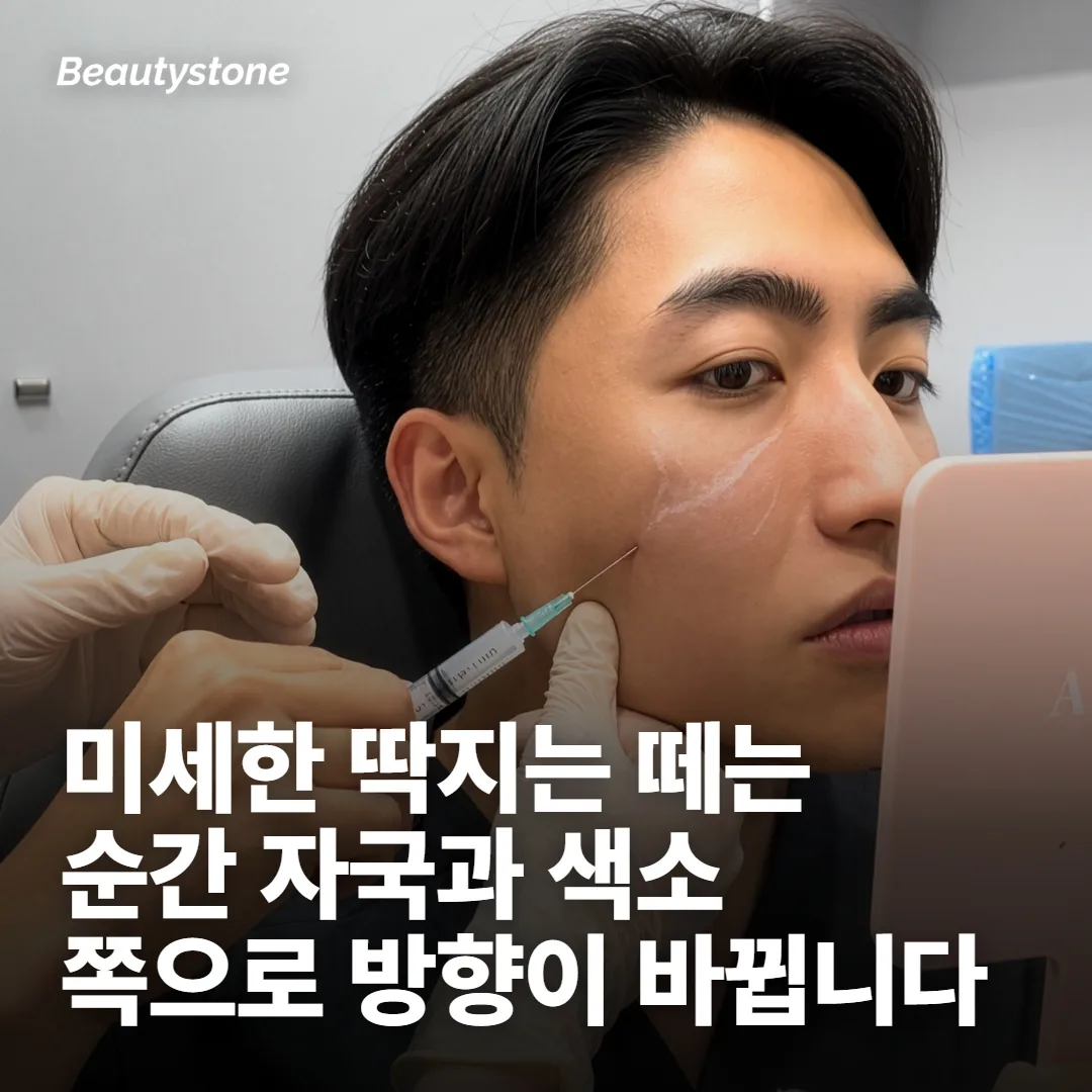 딱지와 각질 구간 — 떼는 순간 방향이 바뀌어요