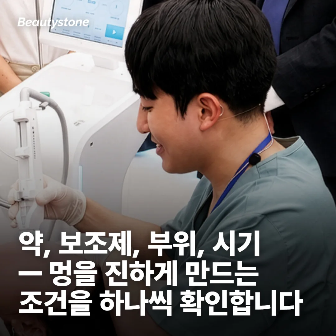 멍이 진해지는 조건 — 내가 해당하는지 먼저 가릅니다