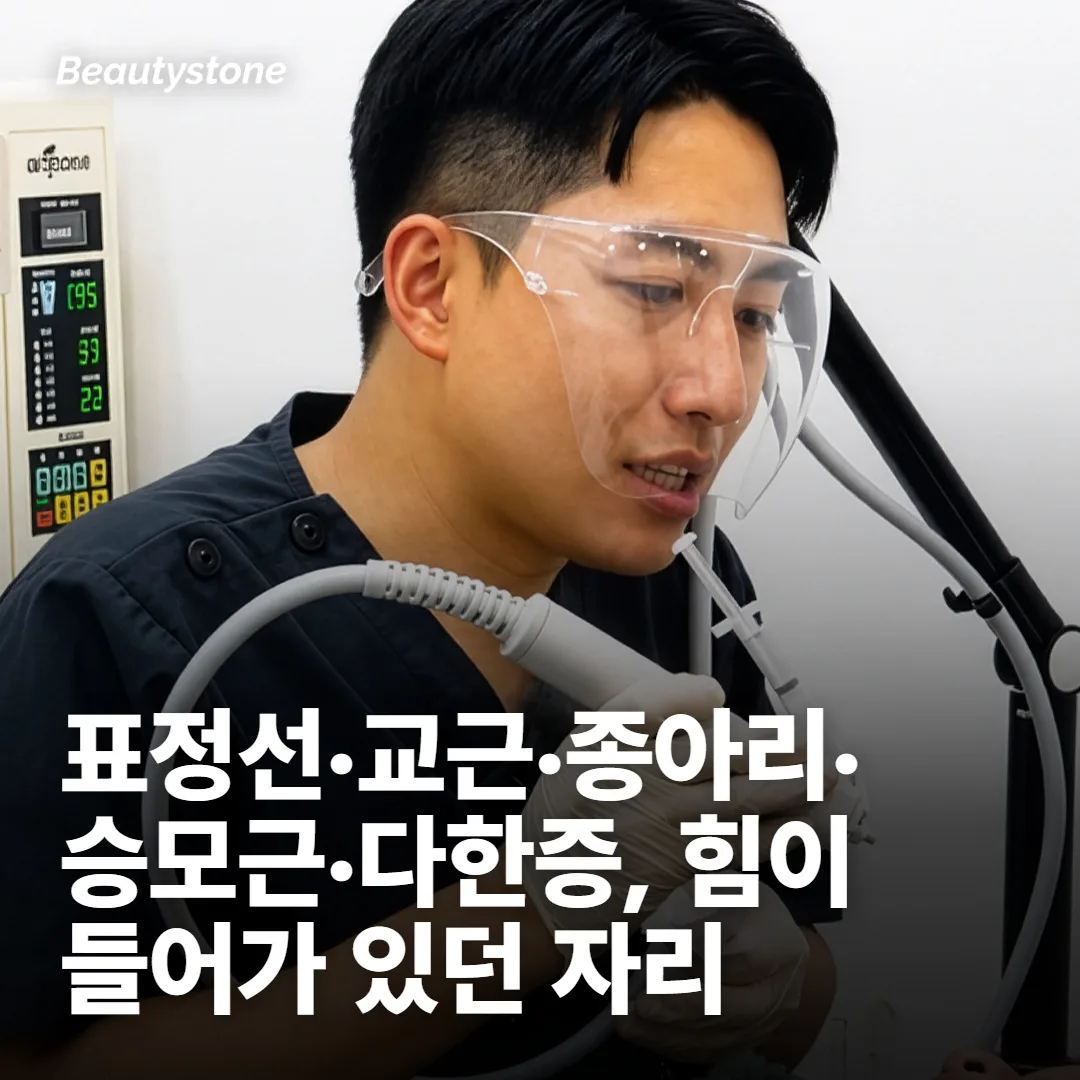 기대할 수 있는 쪽: 힘이 들어가 있던 자리
