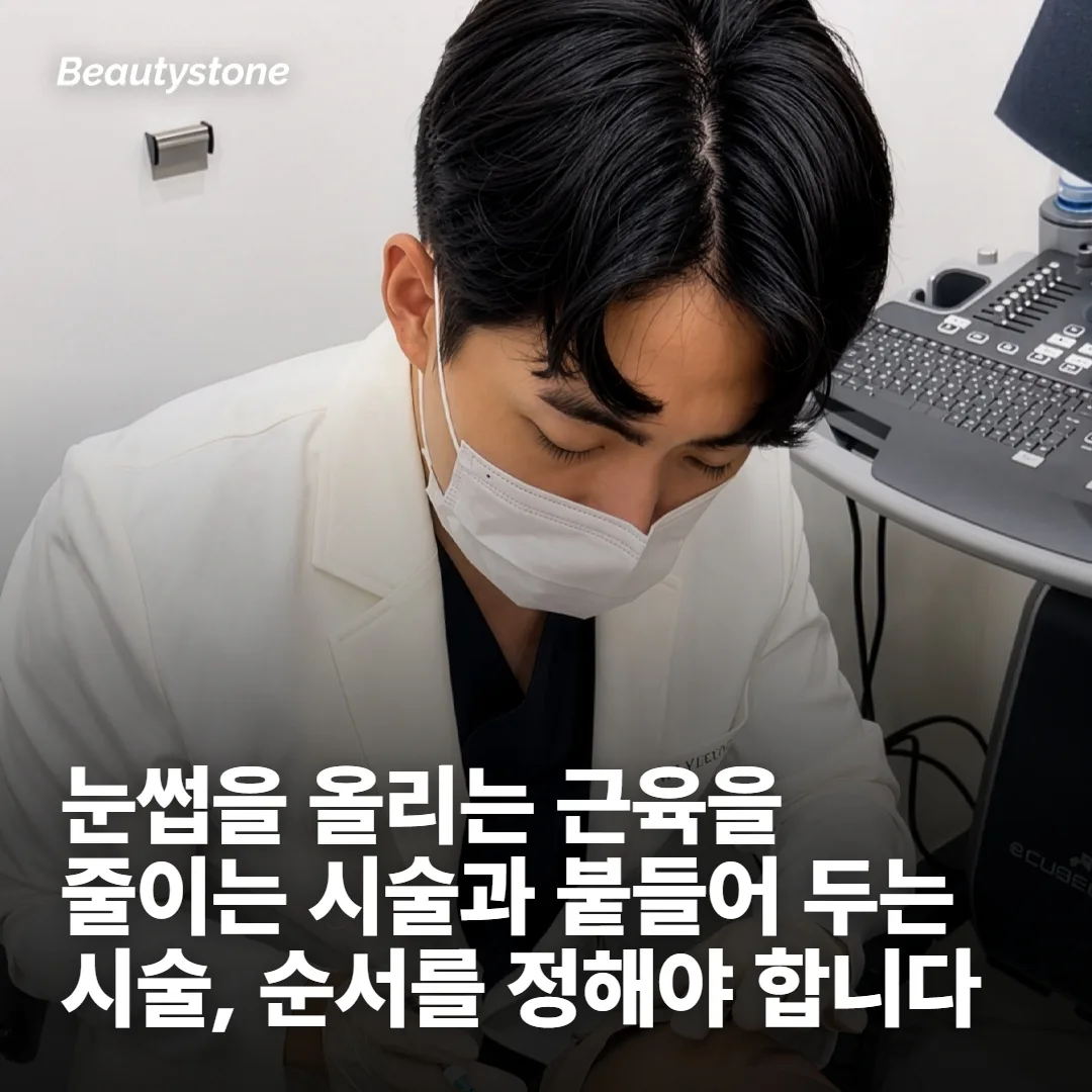 이마 보톡스와 순서가 꼬이면 더 무거워 보일 수 있어요