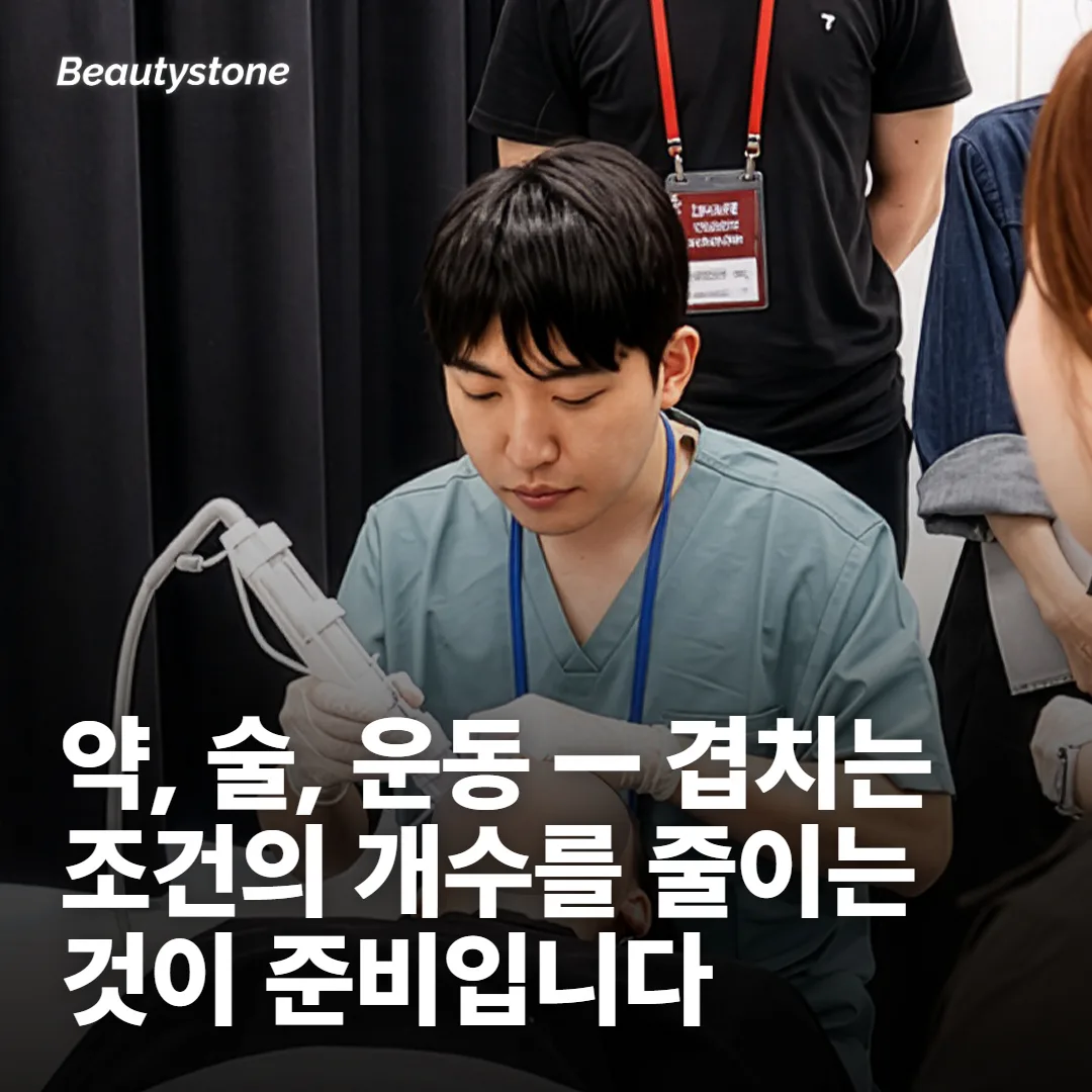멍이 커지는 조건은 시술 전부터 쌓입니다
