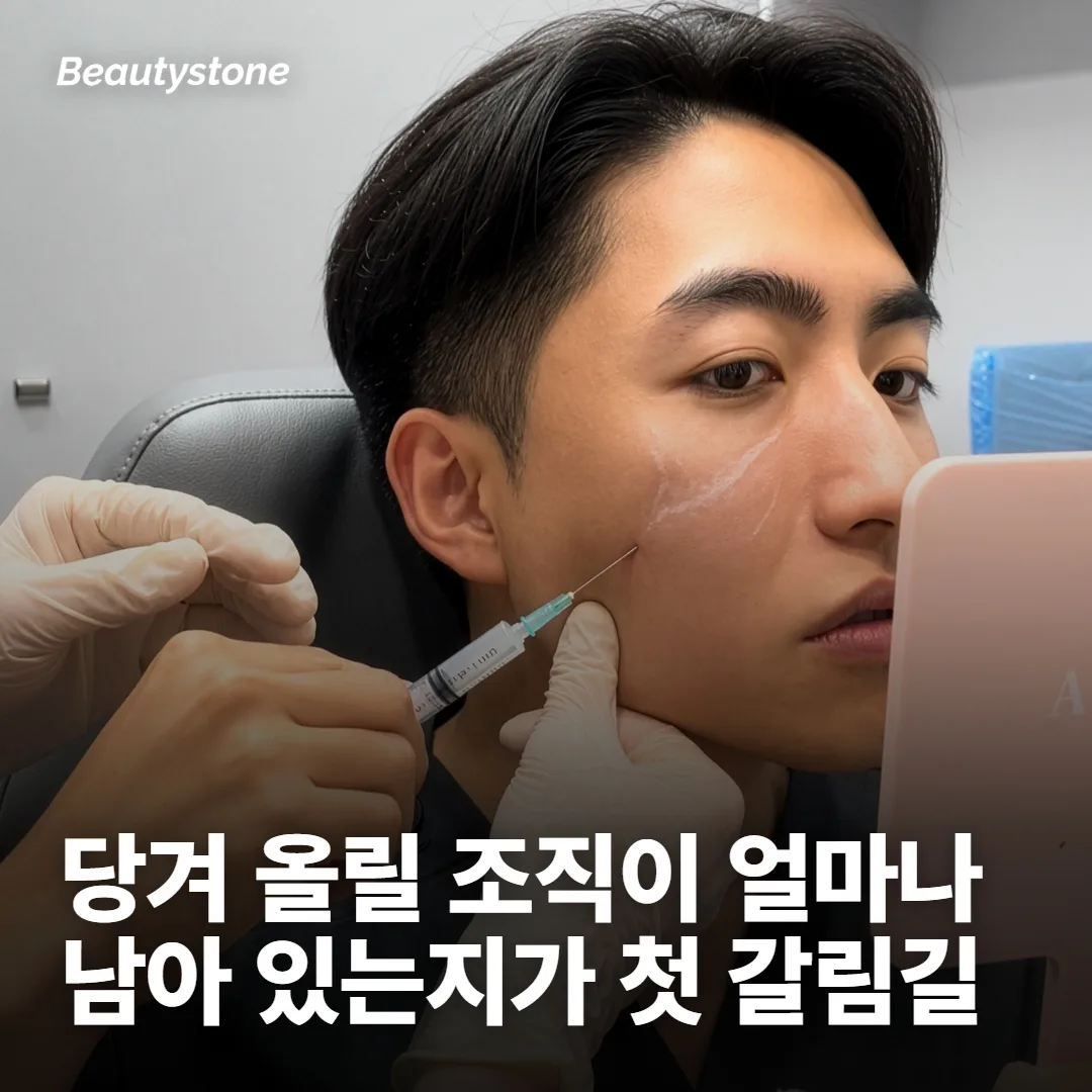 첫 번째 변수, 당겨야 할 조직이 어느 정도 있는가