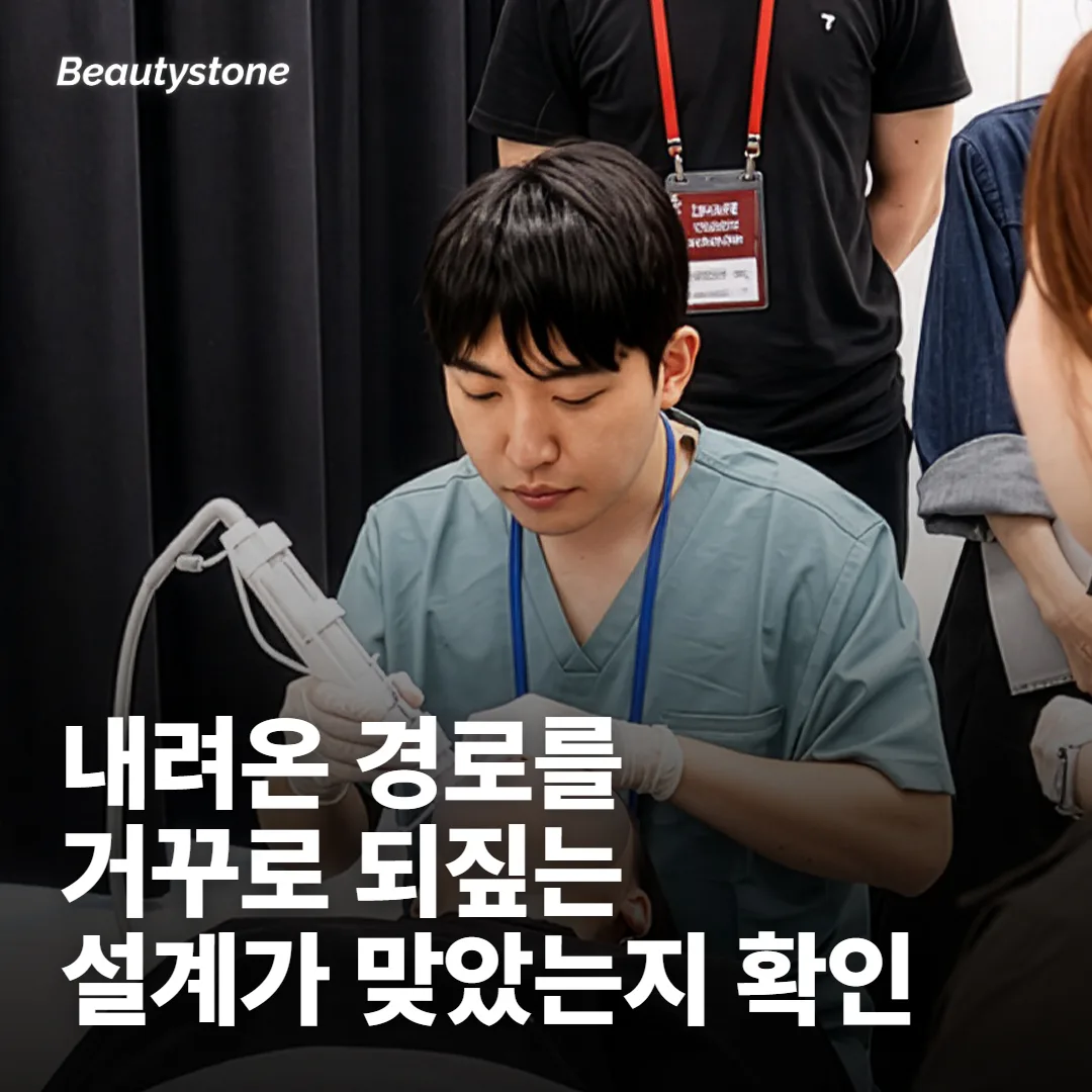 두 번째 변수, 실을 어느 방향으로 걸었는가