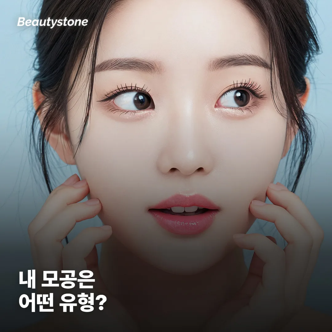 내 모공은 유분·탄력·흉터 중 어디에 가까울까요?