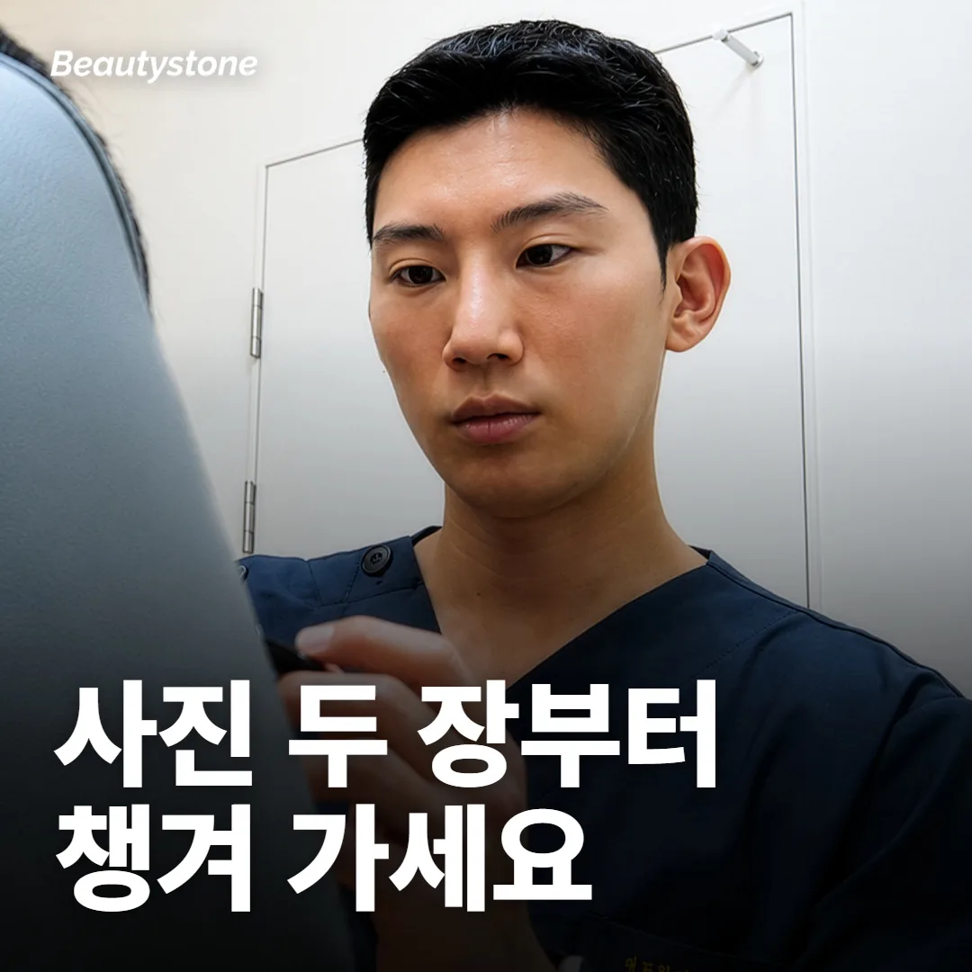 상담 갈 때는 코와 볼 사진부터 챙겨요