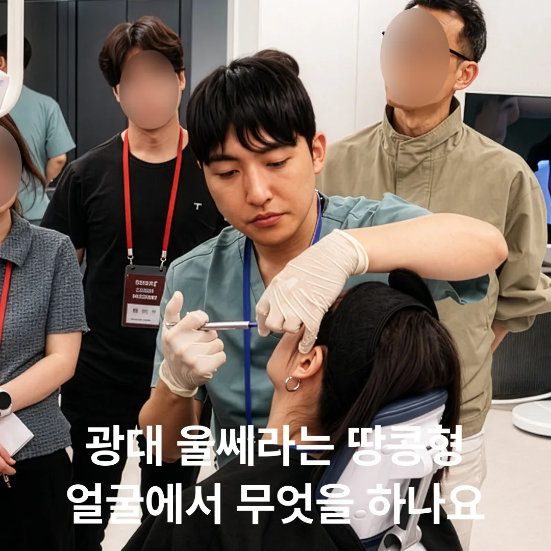 광대 울쎄라는 땅콩형 얼굴에서 무엇을 하나요