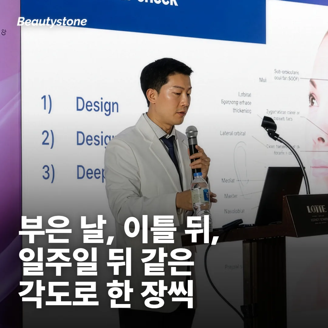 부기가 생겼다면 같은 자리 사진부터 남겨요
