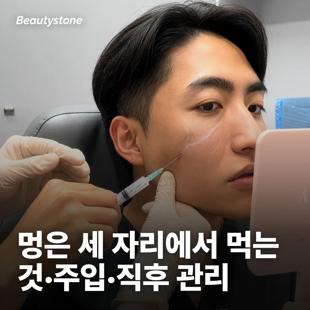 영양제만 끊으면 될까요? 멍은 세 자리에서 갈려요