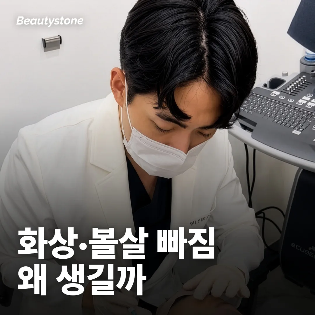 올리지오 화상이나 볼살 빠짐은 왜 생기나요?