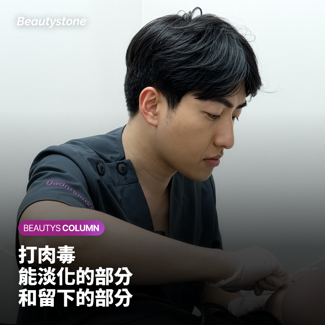 反覆注射肉毒桿菌素後放鬆時眉間紋的變化